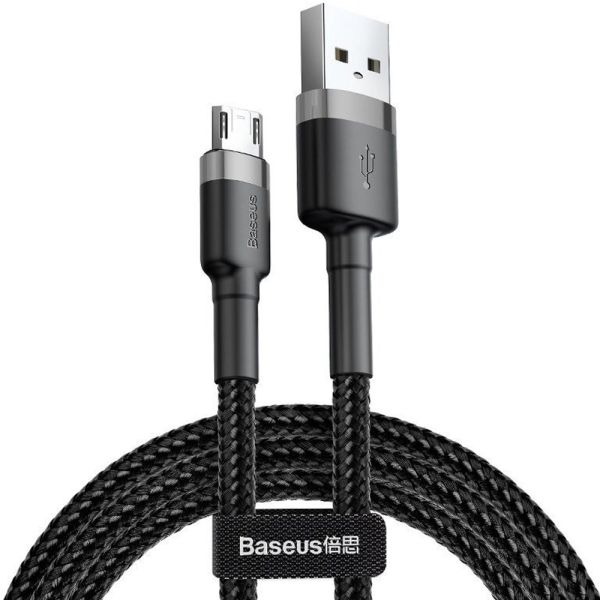 Cable USB-A a Micro USB Baseus Cafule - Negro 50 cm 
