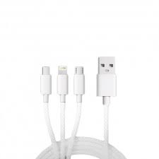 CABLE 3X1 ECOPOWER EP-6051 / USB A TIPO C - V8